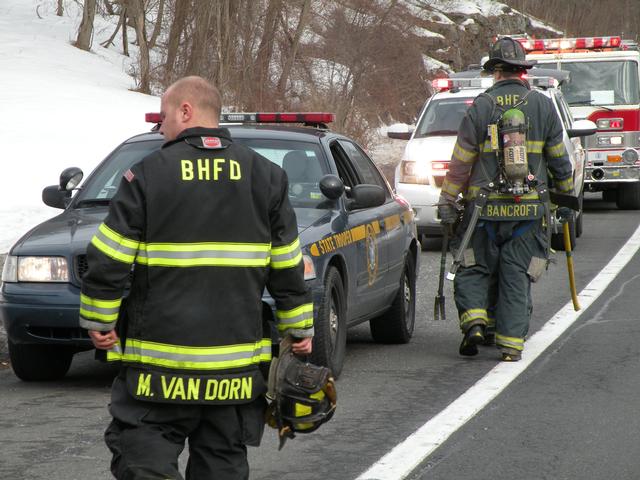 Car fire I-684 